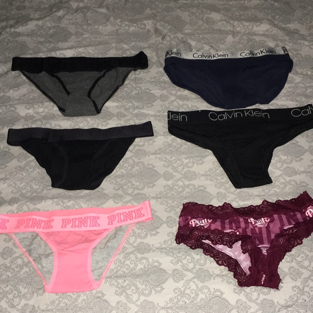 PINK & Calvin Klein panties